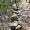 Salt Pan Creek where stone wharf was located